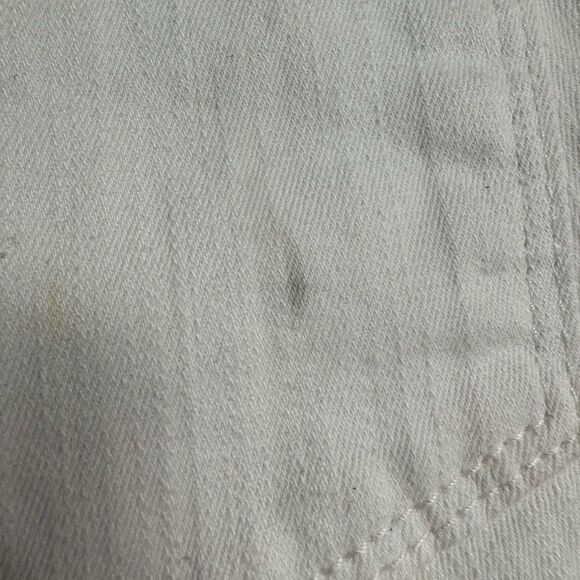 Jessica Simpson Bermuda denim jeans white shorts size 31 - Picture 5 of 5